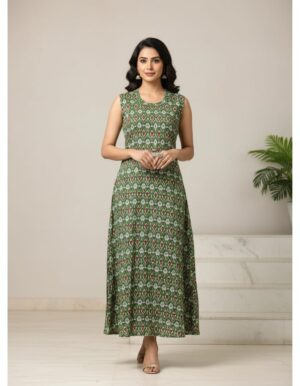 Cotton Handloom One Piece Dress