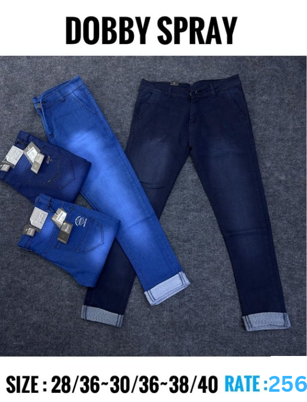DOBBY SPRAY Jeans