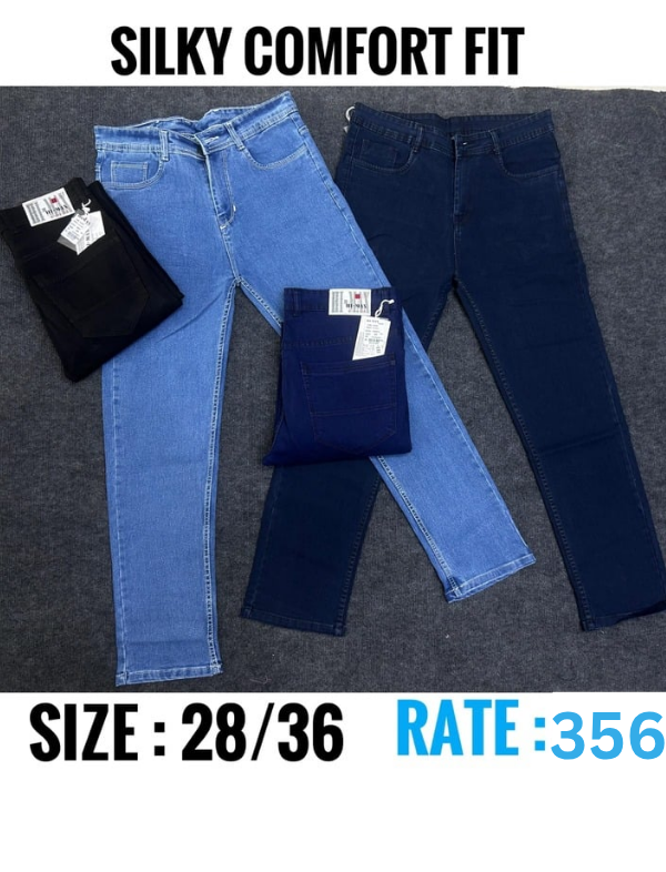 SILKY COMFORT FIT जीन्स