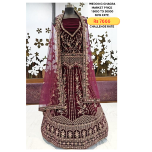 Premium Heavy Embroidered Lehenga Choli Set
