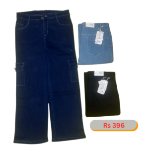 Girls Cargo Denim Jeans