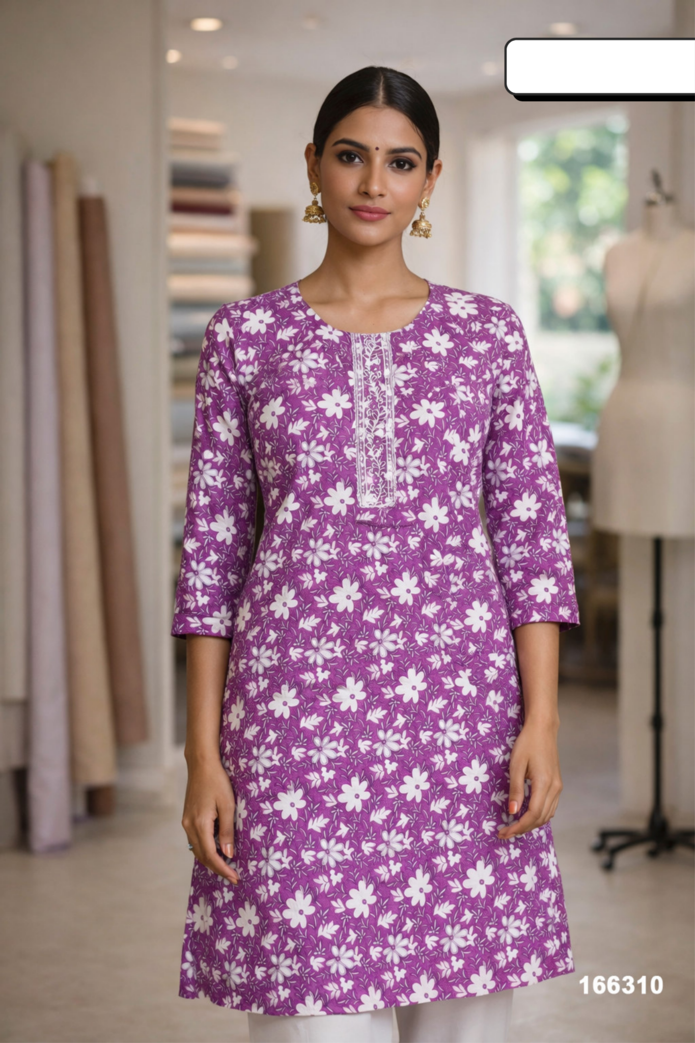 Women Printed Straight Kurti
