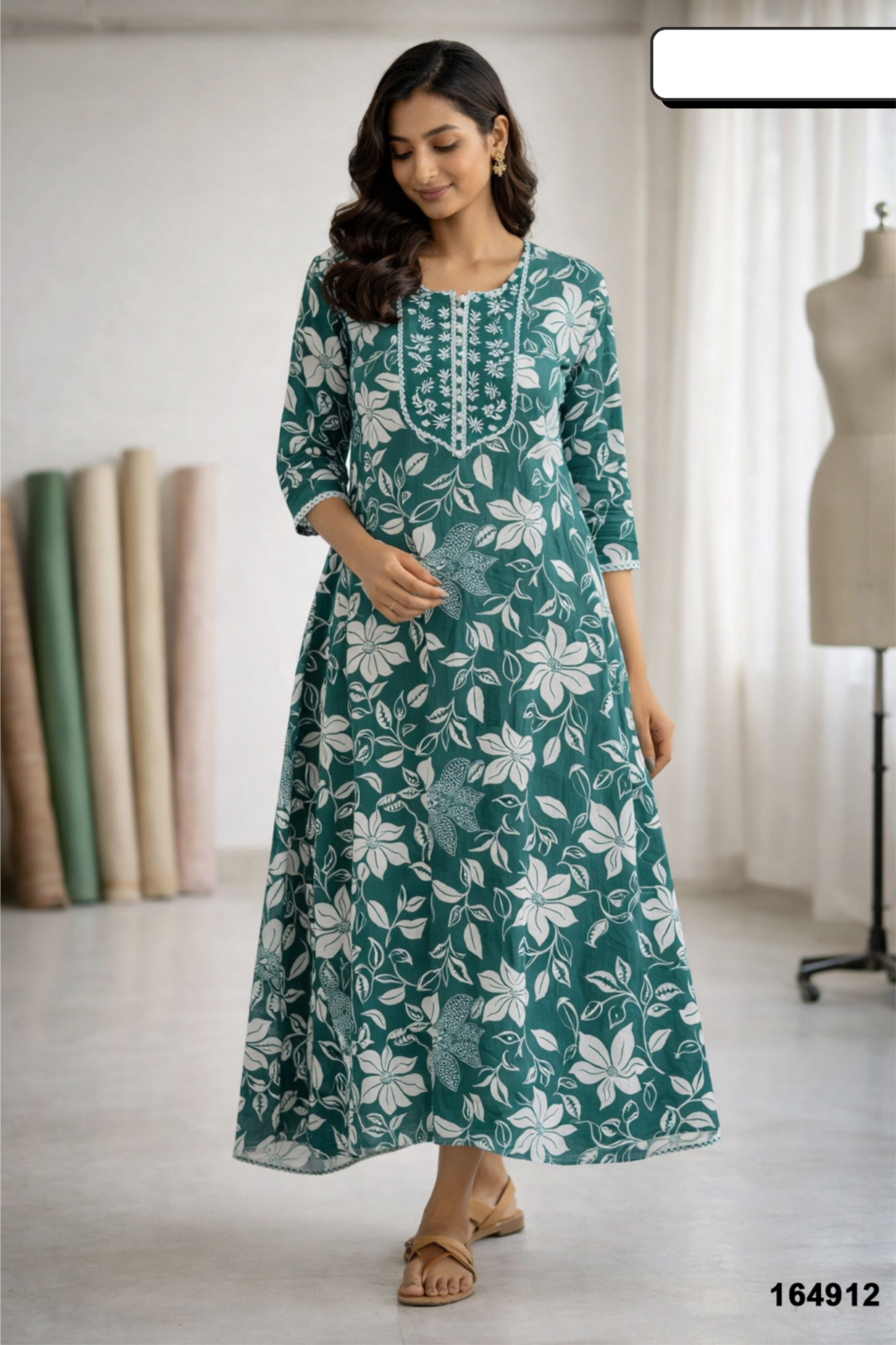 Women Printed Straight Kurti