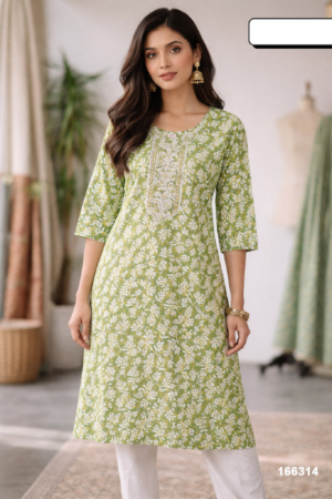 Women Printed Straight Kurti