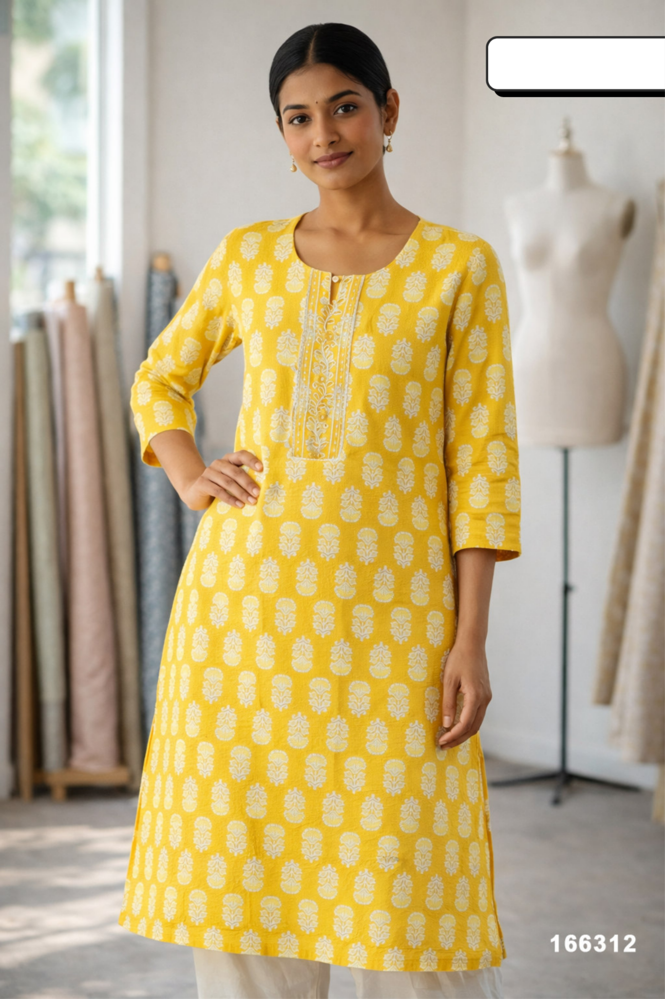 Women Printed Straight Kurti