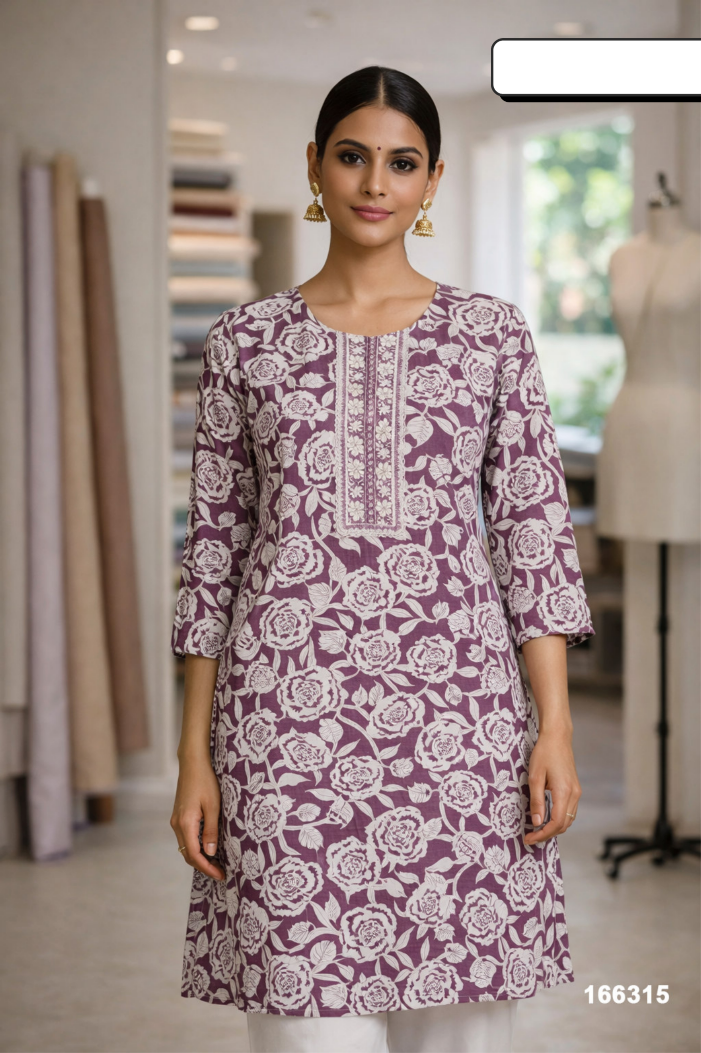 Women Printed Straight Kurti