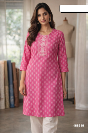 Women Printed Straight Kurti