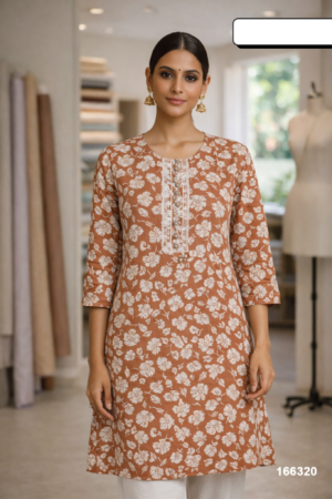 Women Printed Straight Kurti