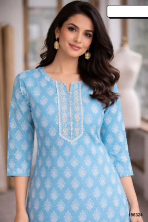 Women Printed Straight Kurti