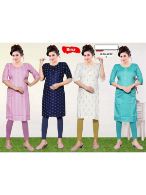 Women Printed Straight Kurti