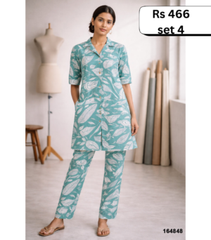Kurti With Bottom Set