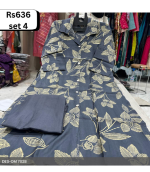 Kurti With Bottom Set