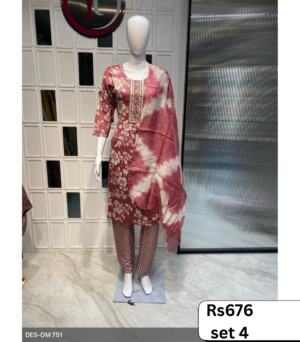 Kurti With Bottom Set