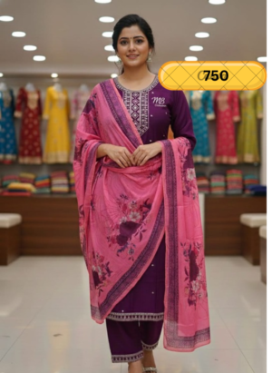 Kurti Set with Dupatta for Women
