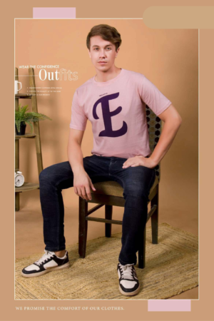 Men Modern Fit Printed Cotton T-Shirt (Half Sleeve, Round Neck)